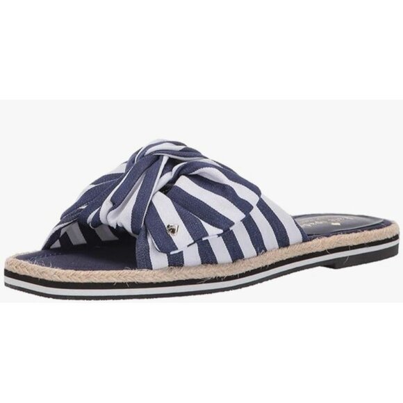 Kate Spade New York Caliana Striped Bow Espadrille Slides Sandals Size 10M NWOT - Picture 6 of 11